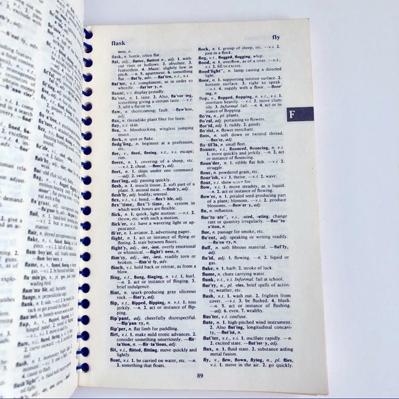 WEBSTER’S DICTIONARY Compact Spiral Pocket Version VINTAGE - Picture 5 of 13